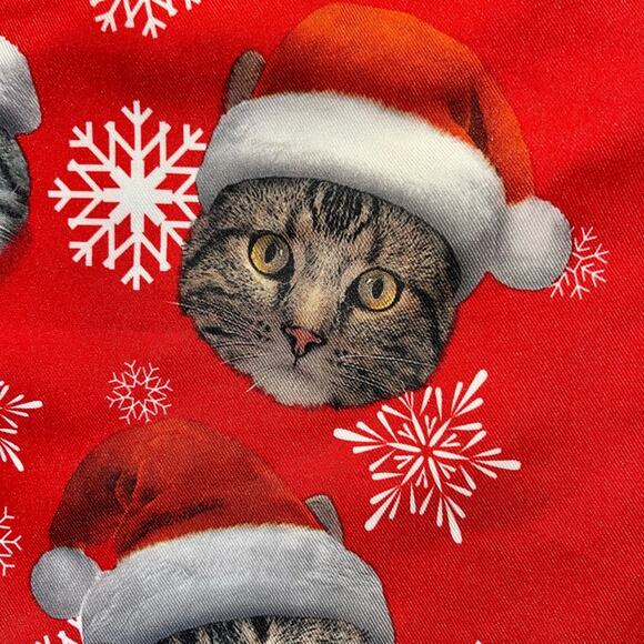 Cat pattern Christmas Apron and vintage cat hot pad - Picture 6 of 8